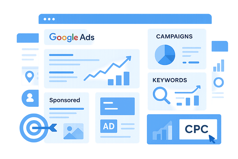 Maximize ROI with MarketMust Google Ads services – targeted pay-per-click campaigns for traffic, leads, and conversions